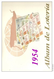 Portada del álbum de Lotería Nacional Española de 1954