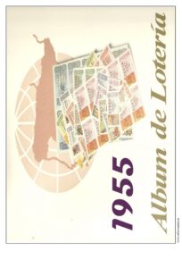 Portada del álbum de Lotería Nacional Española de 1955