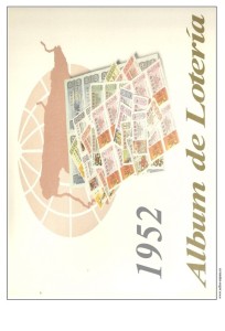 Portada del album de Loteria española de 1952
