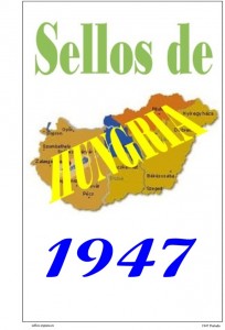 portada del album de sellos de Hungría 1947