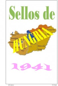 album de sellos de Hungría 1941
