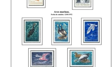 Primera Hoja de Sellos de la URSS 1972