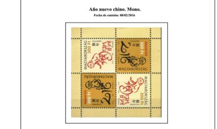 Primera Hoja de Sellos de Hungria 2016