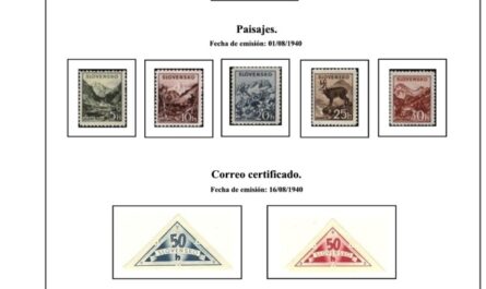Segunda Hoja de Sellos de Eslovaquia 1940-1942