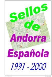 Portada del album de Andorra española 1991-2000