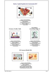 Segunda pagina del album de España 2017