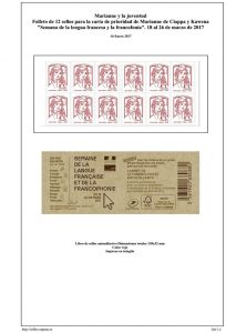 Segunda pagina del album de Francia 2017
