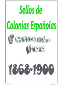 Portada del album de Fernando Poo 1868-1900