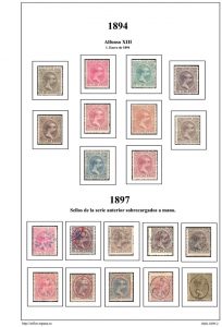 Segunda pagina del album de Fernando Poo 1868-1900