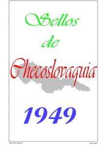 Portada del album de Checoslovaquia 1949