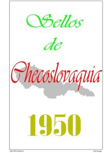 Portada del album de Checoslovaquia 1950