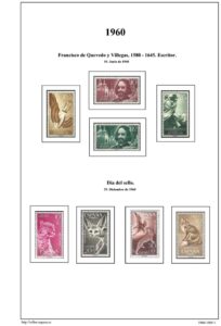 Primera pagina del album de Sahara Español 1960-1969