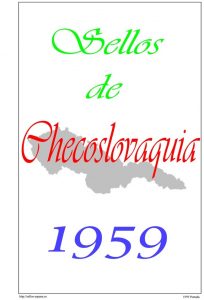 Portada del album de Checoslovaquia 1959