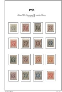 Primera pagina del album de Rio de Oro 1905-1909