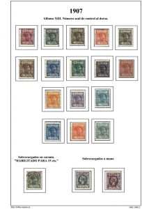 Segunda pagina del album de Rio de Oro 1905-1909