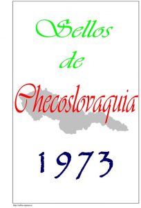 Portada del album de Checoslovaquia 1973