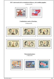 Segunda pagina del album de Checoslovaquia 1973