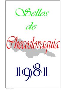 Portada del album de Checoslovaquia 1981
