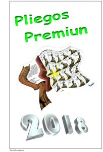 Portada del album de Pliegos Premiun España 2018