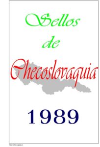 Portada del album de Checoslovaquia 1989
