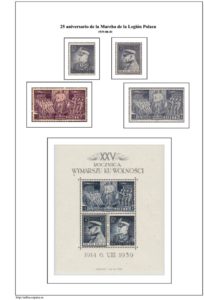 Segunda pagina del album de Polonia 1939